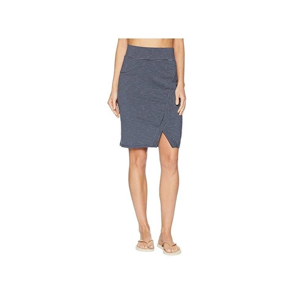 Toad & Co Women’s Moxie Faux Wrap Knit Skirt size L NWT Pull-On Organic Cotton